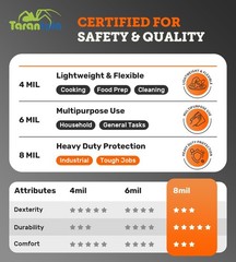 Tarantula 8-mil Disposable Nitrile Gloves, Heavy-Duty Fully Diamond Textured,…