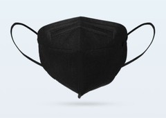 Kingfa KN95 Black Face Mask 10 Pcs Disposable Respirator 5-Ply Layer GB2626-2019