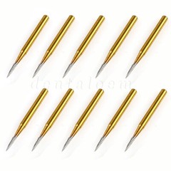 10 Pcs Dental Tungsten Carbide Trimming & Finishing Burs Drill Smooth FG 7901
