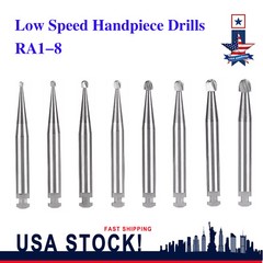 Dental Carbide Round Ball Bur Burs RA for Slow Speed Handpiece Latch Type