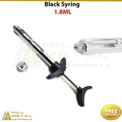 Dental Self Aspirating Anesthetic Black Syringe 1.8ML Autopassive Injection Tool