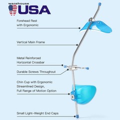 Dental Orthodontic forward pull Headgear facemask with Single Lever Adjustable