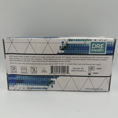 Powder Free Disposable Gloves Large -100 Pack -Clear Vinyl Medical Exam Gloves