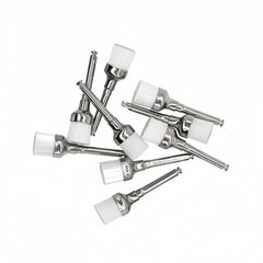 100 Pcs/box Dental Prophy Polishing Brush Bowl Cup Shape Brushes White Nylon