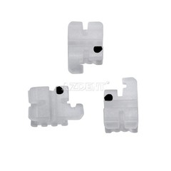 400pcs AZDENT Dental Orthodontic Ceramic Brackets Brace Roth .022 345 Hooks