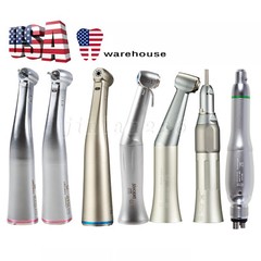 Dental 1:5/1:1/20:1 LED (Fiber Optic)Handpiece /Prophy Handpiece Air Motor 4Hole