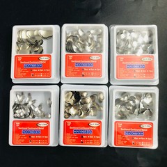 100×Dental Matrices Sectional Contoured Metal Hard Band Matrix Refill 35μm S/M/L