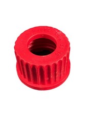 SCHOTT DURAN PBT Red Open Top High Temperature GL32 Screw Cap 292270808 (1/Pack)