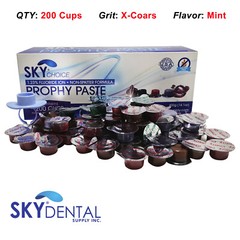 200 cups X-Coars Grit Extra Coars Mint Flavor Dental Prophy Paste Prophylaxis