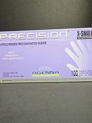 Adenna Precision Nitrile Gloves X Small Powder Free 10 Boxes with 100 Gloves Ea