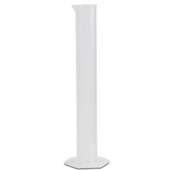 250ml Graduated Cylinder, Polypropylene, Molded Grads, Karter Scientific 229J4