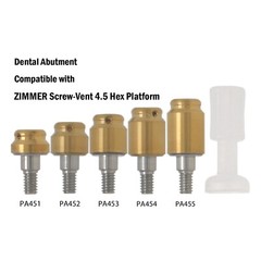 Hiossen/Nobel/Bego/Zimmer TSV/MIS Implants Tapered Locator Attachment Abutment