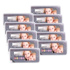 AZDENT Dental Orthodontic Clear Ceramic Brackets Braces Mini Roth.022 Hooks 345
