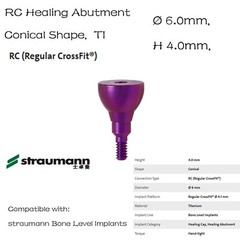 US Straumann RC Healing Abutment Healing Closure Fits ITI Bone Level Regular BLT