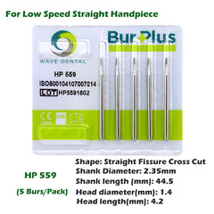 Wave Dental Carbide Bur Straight Handpiece Long Burs HP 555 557 558 559 563