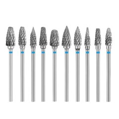 Dental Lab Polishing Bur Drills Tungsten Steel Carbide Burs Burrs 2.35MM