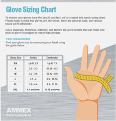 100 Medical Exam Gloves Large AMMEX Professional Vinyl Disposable Buy More Save