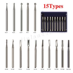 10-100 PCS Dental Lab Clinic Burs Shank Carbide Round Friction Grip FG Bur