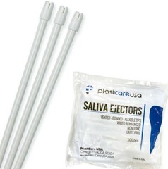 3000 (30 Bags) Saliva Ejectors Ejector WHITE Dental Suction Tips Evacuation