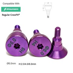 5Pcs US Dental Healing Abutment Closure Screw Fit Straumann ITI NC RC B0ne Level