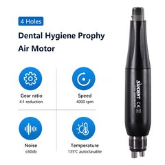 Dental 4:1 Hygiene Prophy Handpiece 360°Swivel Air Motor 4Hole SANDENT/yabang