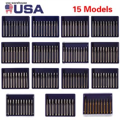 10-100 PCS Dental Lab Clinic Burs Shank Carbide Round Friction Grip FG Bur