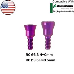 US Dental NC/RC Healing Abutment Healing Closure Caps Fit Straumann ITI BL BLT