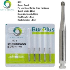 Wave Dental Carbide Round RA Burs Latch Surgical Length Bur RA SURG Contra Angle