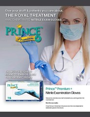 Prince Premium+ Nitrile Medical Exam Gloves Chemotherapy Rated Free Shipping