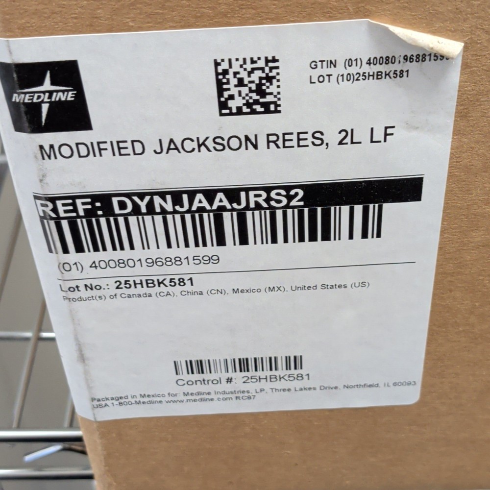 Medline Modified Jackson Rees 2L LF Anesthesia Breathing Circuit DYNJAAJRS2