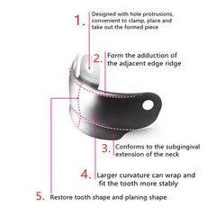 50 Pcs Dental Matrix Bands M4 Sheets Fit Palodent V3 Style Sectional Contoured