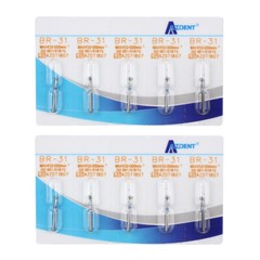 1000pcs AZDENT Dental Diamond Burs For High Speed Handpiece Friction Grip Burs
