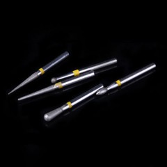 1 Box Dental Diamond FG Burs Drill Kit Creamics/Composite Polishing 10 Pcs/Box