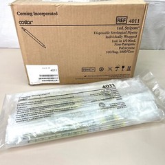 CASE OF 1000 Corning Costar 4011 Serological Pipette 1ml Stripette