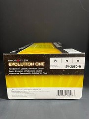 Ansell Latex Gloves Medium Microflex 10 Boxes with 100 Gloves Each