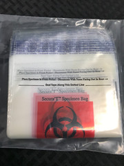 (175) VWR Secura’T Self-Sealing 6″ x 9″ Biohazard Specimen Bags 11215-684