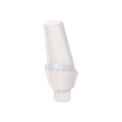 5pcs DSl Angulated Abutments Anatomic Peek With Screws 15° Internal Hex