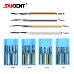 Dental 19mm/Surgical Round Burs 2 4 6 8 FG SURG Long 25mm Carbide Bur High Speed