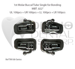 400 – 1,200 pcs Molar Buccal Tube Single For Bonding Roth and MBT .22 USA Seller