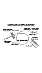 23 gauge butterfly with pre-attached holders-50 pcs
