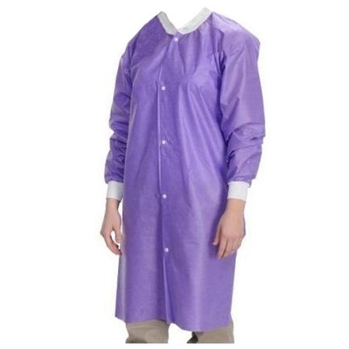 ValuMax 3560PPXL EasyBreathe Lab Coats Purple Extra Large 10/Pk