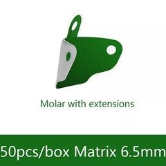 50Pcs Dental Matrix Bands PTFE Coat Non-Stick Sectional Contoured Metal Matrices