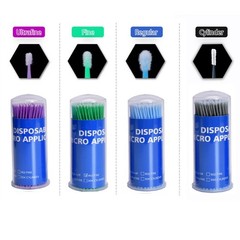 100Pcs/Box Dental Material Disposable Micro Brushes Applicators Micro Applicator