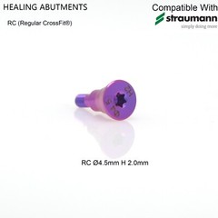 Dental Healing Cap Abutment Straumann ITI BL/BLT Compatible NC/RC Cover Screw