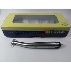 2x Sirona T3 Racer Dental High Speed Handpiece LED Fiber Optic 4Hole Push button