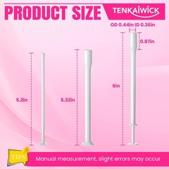 TENKAIWICK 100 Pack Disposable Vaginal Suppository Applicator for Women, 100P