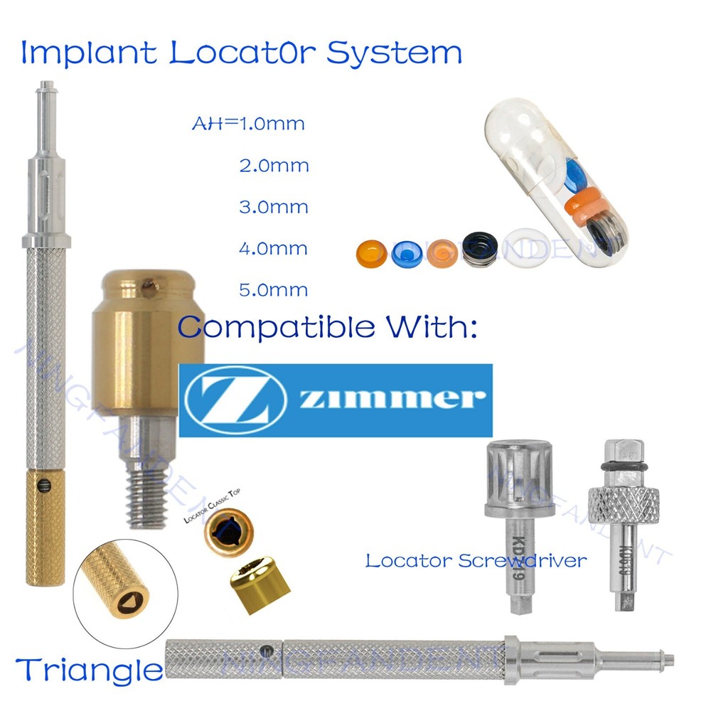 Zimmer Dental Locat0r Implant Abutment Screwdriver,Locat0r Core Tool,Male Cap