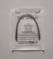 10pc/pack Dental Orthodontic Super Elastic Niti Arch Wire Rectangular Ovoid Form