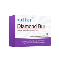 10/pk Dental FG High Speed Diamond Burs Needle Burs 859-010C Coarse Grit