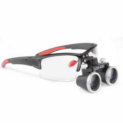 Dental Medical 3.5X Binocular Loupes Lightweight Magnifier DY-117 Black US STOCK